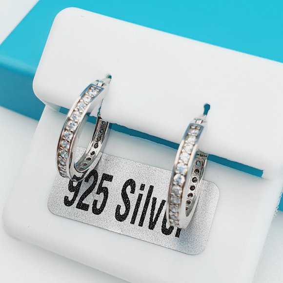 "925 Sterling Silver CZ Beautiful Earrings for Women, 1USPAR4292 - Picture 2 of 11